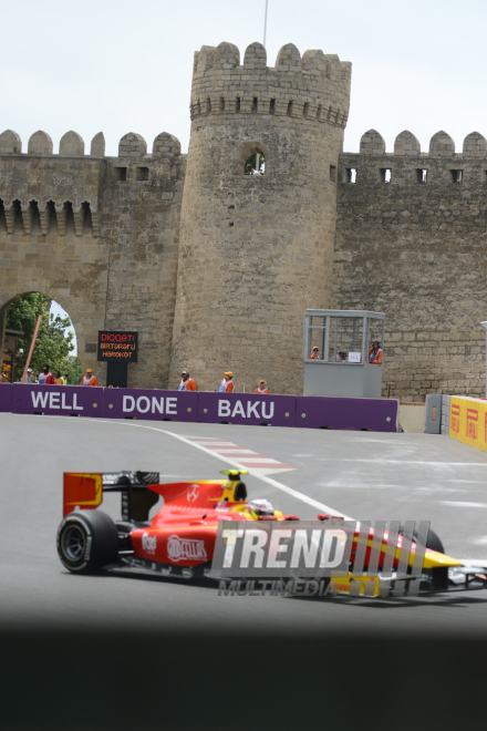 GP2 avtomobil yarışlarının praktiki sessiyası. Azərbaycan, Bakı, 17 iyun 2016